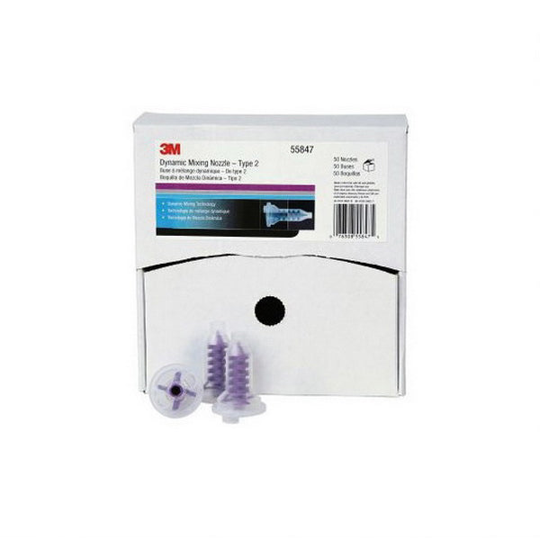 Dynamic Mixing System Nozzle 55847 Purple Plastic for Two-Part Body Repair