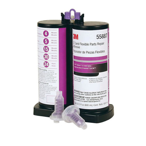 3M Products Automix 55887 Multi-Purpose Repair Material, 600 mL Cartridge, Paste, White/Gray, 1.078
