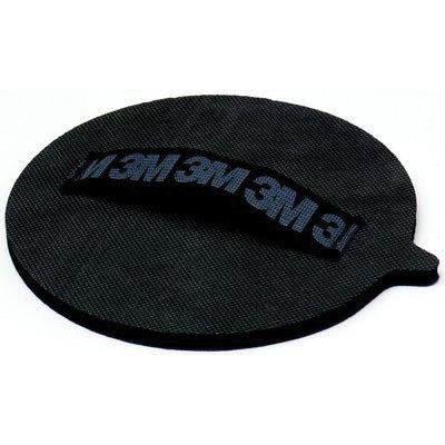 3M Products 5591 Abrasive Disc Hand Pad, 6 in W, PSA Attachment — Black
