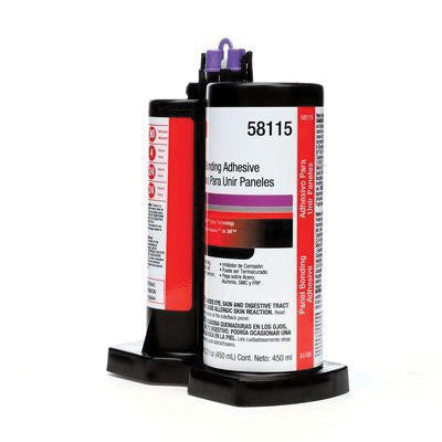 58115 Panel Bonding Adhesive 450 mL Black Viscous Liquid Cartridge