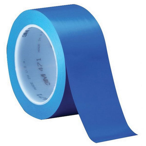 3M Products 68845 471 Series Fine Line Masking Tape, 36 yd x 1/4 in, 5.2 mil THK, Blue