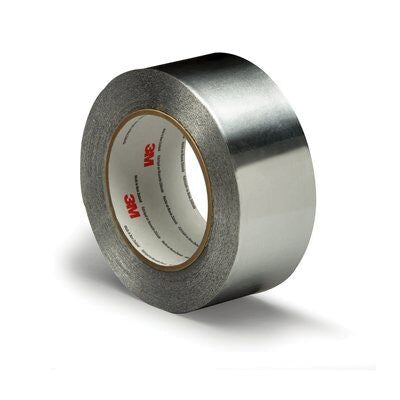 3M Products 85311 425 Series Aluminum Foil Tape, 60 yd x 2 in, Silver
