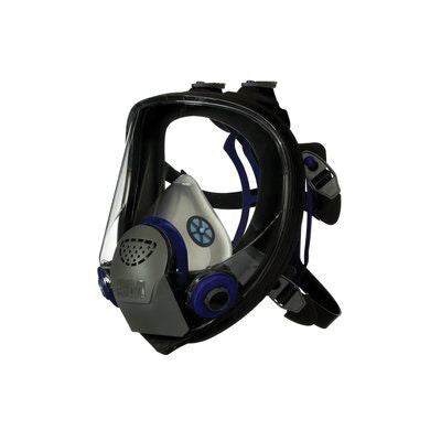 89421 Ultimate FX Full-Face Respirator Medium, Black, Reusable with Scotchgard Lens