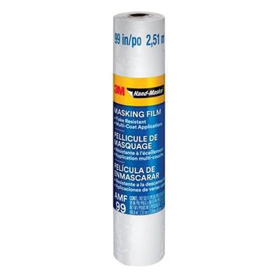 90040 Hand-Masker Advanced Masking Film 99 in Wide x 90 ft Long Transparent 0.35 mil