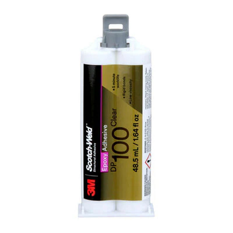 Scotch-Weld Epoxy Adhesive DP100 Clear 200 mL Duo-Pak 12-Each Case