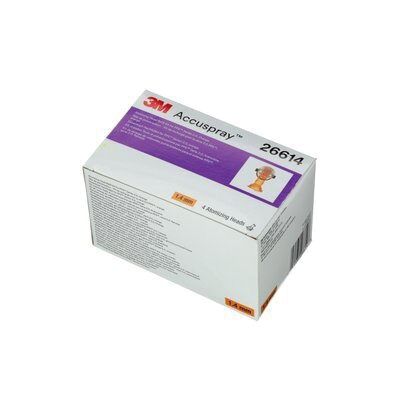 3M Products Accuspray 26614 Atomizing Head Refill Pack, 1.4 mm, Orange, Use With: One and Series 2.0 — view 2