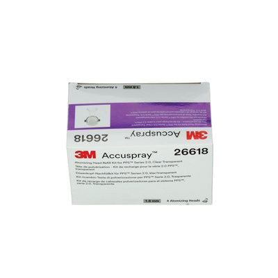 3M Products Accuspray 26618 Atomizing Head Refill Pack, 1.8 mm, Clear, Use With: One and Series 2.0 — view 4