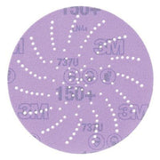 3M Products Cubitron II 31368 737U Series Multi-Hole Clean Sanding Abrasive Disc, 5 in Dia, 150+ Gri — view 4
