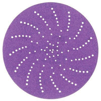 3M Cubitron II 31368 737U Series Multi-Hole Clean Sanding Abrasive Disc, 5 in Dia, 150+ Grit, Hook a — view 3