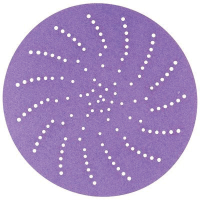 Cubitron II 31474 5 in 400+ Grit Hook and Loop Sanding Disc Purple