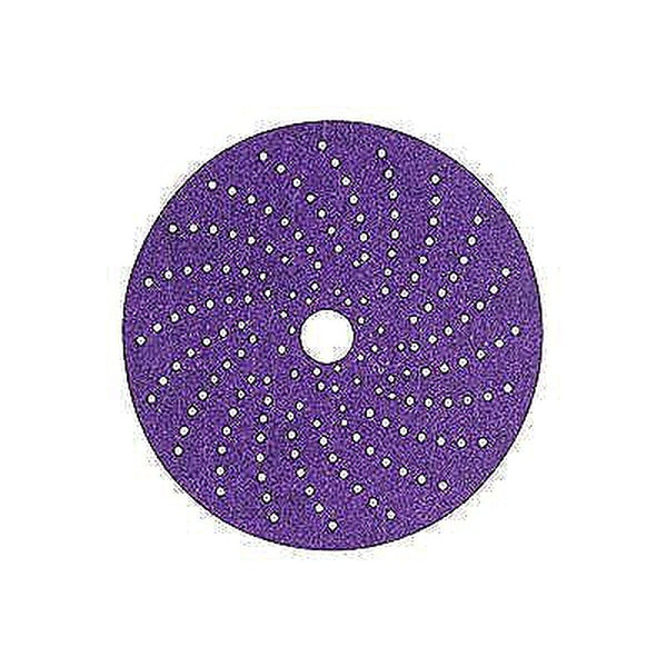 Cubitron™ II 31376 737U Sanding Abrasive Disc, 8 in Dia, 80+ Grit, Purple, Dry, Hookit™ Attachment