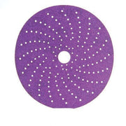 3M Products Cubitron II 31372 737U Sanding Abrasive Disc, 6 in Dia, 120+ Grit, Purple, Dry, Hookit A — view 3