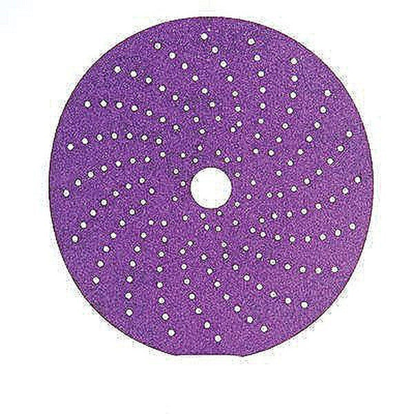 Cubitron™ II 31372 737U Sanding Abrasive Disc, 6 in Dia, 120+ Grit, Purple, Dry, Hookit™ Attachment