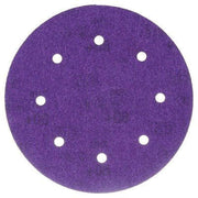 3M Products Cubitron II 31376 737U Sanding Abrasive Disc, 8 in Dia, 80+ Grit, Purple, Dry, Hookit At — view 3