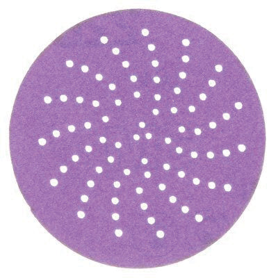 Cubitron II 31461 737U Series Multi-Hole Clean Sanding Abrasive Disc, 3 in Dia, 220+ Grit, Hook a