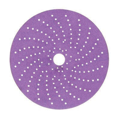 Cubitron II 31481 6 in 220+ Grit Hook and Loop Sanding Disc Purple