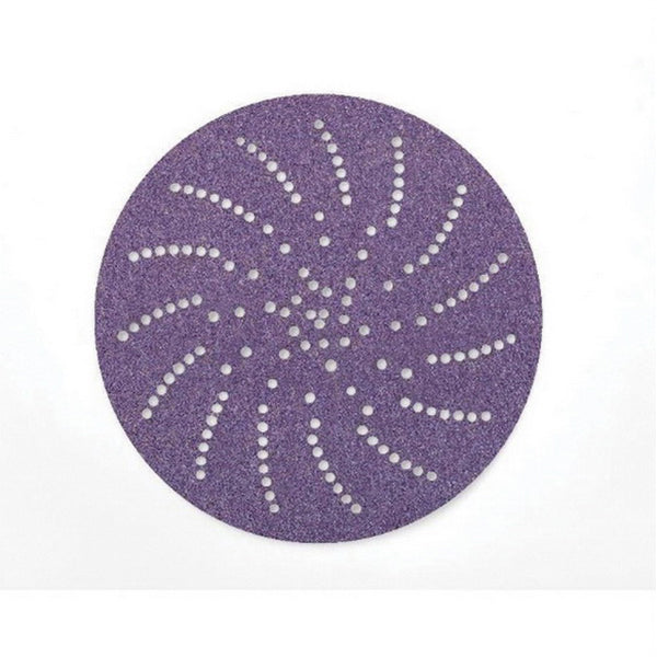 Cubitron II 31482 6 in 240+ Grit Hook and Loop Sanding Disc Purple