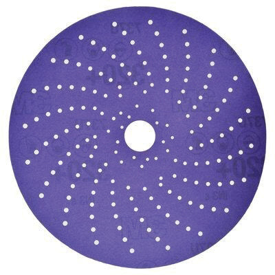 Cubitron II 31484 6 in 400+ Grit Hook and Loop Sanding Disc Purple