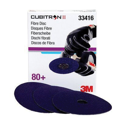3M Products Cubitron II 33416 Abrasive Disc, 5 in Dia, 80+ Grit, 12000 rpm, Purple — view 2
