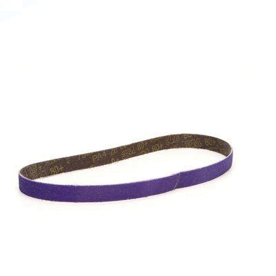 3M Products Cubitron II 33446 File Belt, 1/2 in W x 18 in L, 80 Grit, Purple — view 3