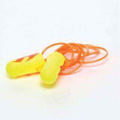 3M Products E-A-R soft Neon Blasts 311-1252 Disposable Corded Ear Plug, 33 dB Noise Reduction Rating