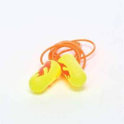 3M Products E-A-R soft Neon Blasts 311-1252 Disposable Corded Ear Plug, 33 dB Noise Reduction Rating — view 3