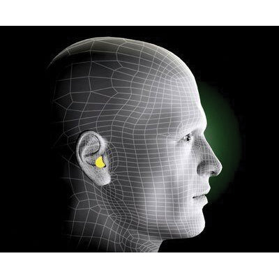 3M Products E-A-R soft Neon Blasts 312-1252 Disposable Uncorded Ear Plug, 33 dB Noise Reduction Rati — view 3