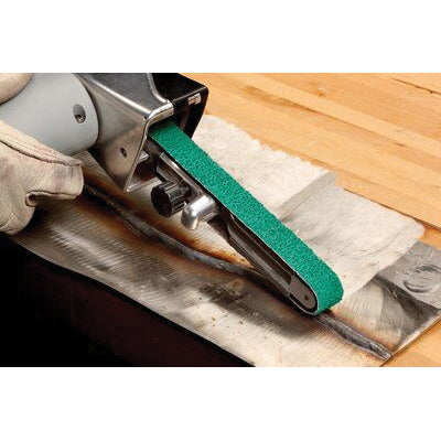 3M Products Green Corps 36516 Abrasive File Belt, 1/2 in W x 18 in L, 40 Grit, Green