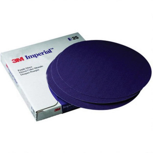 Imperial 1745 740I Series Dust Free Abrasive Disc, 8 in Dia, 36 Grit, Hook and Loop, Pur