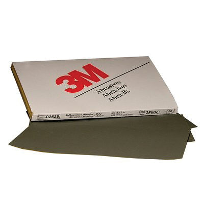 Imperial Wetordry 2625 2500 Grit 5½ in x 9 in Abrasive Sheet, Black