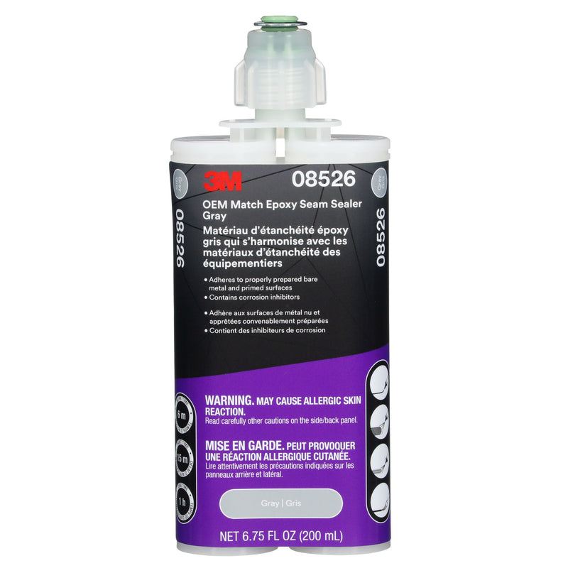 OEM Match Epoxy Seam Sealer 08526 Gray 200 mL Cartridge, Quick-Cure Two-Part Sealant
