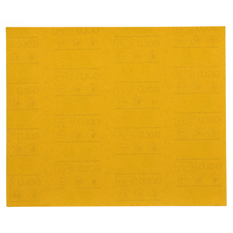 Gold Abrasive Sheet 12541, 320, 9 in x 11 in (229 mm x 280 mm), 50 pcs/Pack,