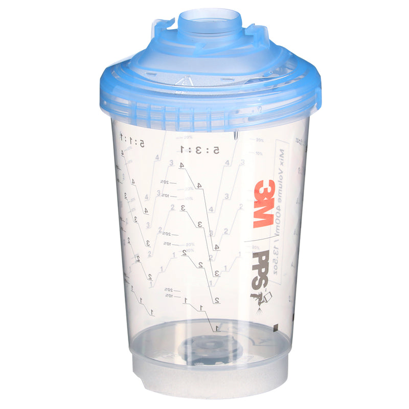 3M Products Series 2.0 Vented Spray Cups Kit 26162, Midi (13.5 Fl Oz, 400 Ml), 125 Micr