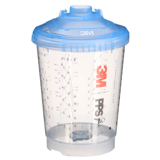 3M Products Series 2.0 Vented Spray Cups Kit 26163, Standard (23.7 Fl Oz, 700 Ml), 125
