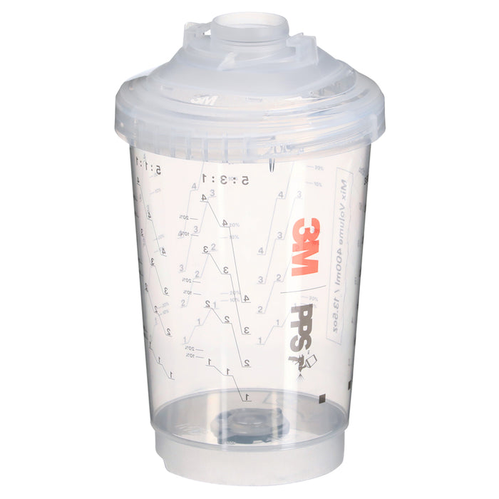 3M Products Series 2.0 Vented Spray Cups Kit 26262, Midi (13.5 Fl Oz, 400 Ml), 200 Micr