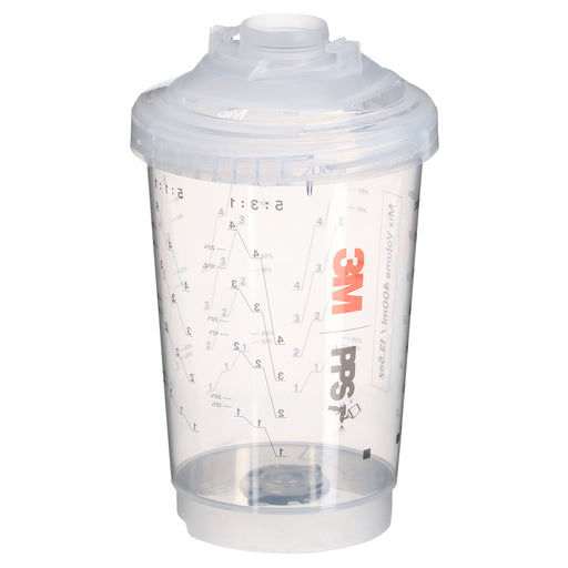 3M Products Series 2.0 Vented Spray Cups Kit 26262, Midi (13.5 Fl Oz, 400 Ml), 200 Micr