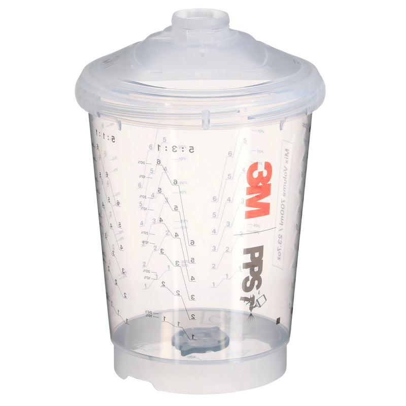 26263 Standard Vented Spray Cups Kit - 23.7 fl oz cups, 50 cups, 50 lids, 32 sealing plugs