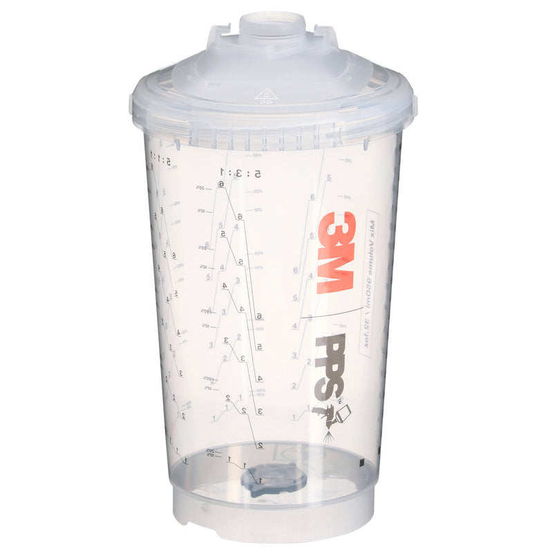 26264 PPS Series 2.0 Vented Spray Cups Kit Large 32.1 fl oz with 50 Cups, Lids and Sealing Plugs