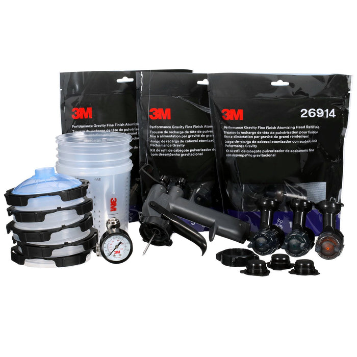3M Products Performance Fine Finish Spray Gun System 26978, 2/CS — view 2