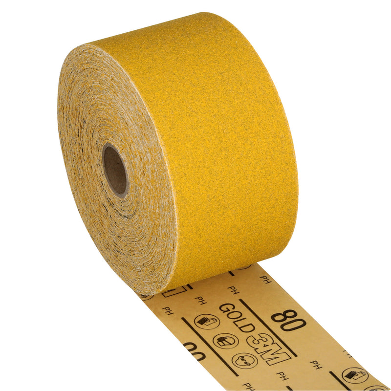 Stikit Gold Sheet Roll 2781 80D Grit 2-3/4" x 25 yd 10 per case