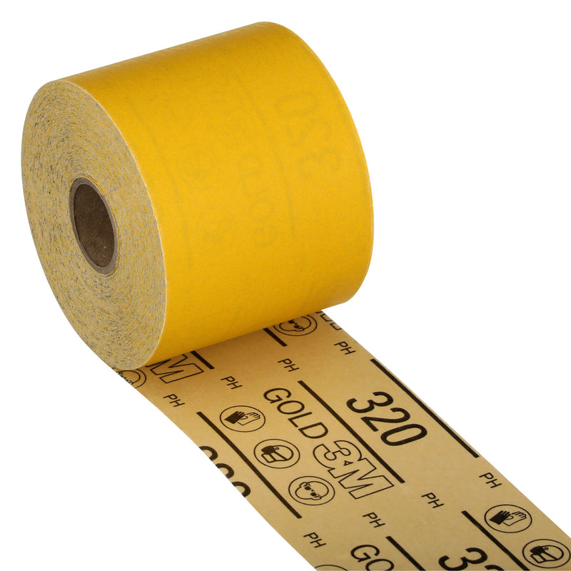 Stikit Gold Sheet Roll 02787, 320, 2-3/4 in x 45 yd (70 mm x 41 m), 10/CS