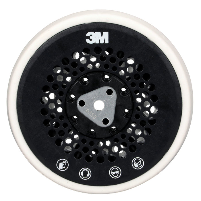 3M Hookit Clean Sanding Multi-Connection Disc Pad 30062, 6" (150 mm), 53 Holes,