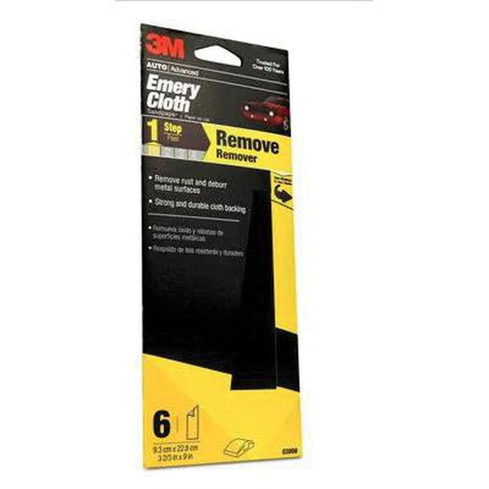 3M Products Abrasive Sheet, 9 In L, 3.667 In W, Emery Abrasive