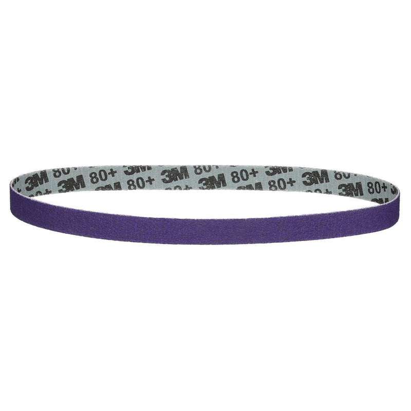 Cubitron 3 Abrasive File Belt 33478, 80+, 1/2" x 18" (12.7 mm x 457.2 mm), 10