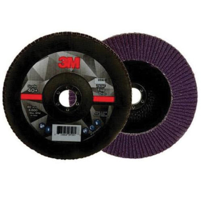 3M Products Flap Disc 769F, 40+, T27, 7 in x 7/8 in, 5 ea/Case