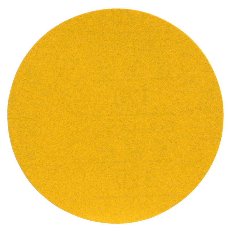 Hookit Gold Abrasive Disc 09252, 120, 6 in (150 mm), No Hole, 50 pcs/BX, 4 BX