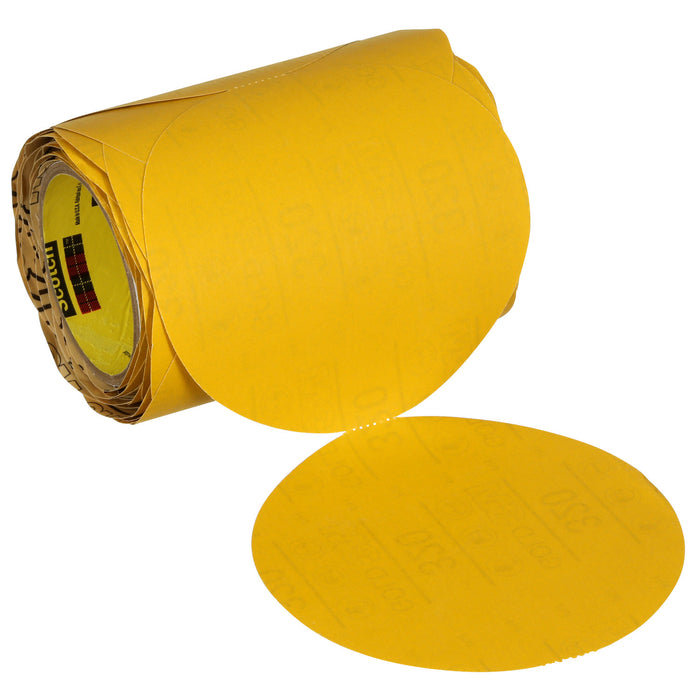 3M Stikit Gold Abrasive Disc Roll 09318, 400, 6 in (150 mm), No Hole, 100 pcs/RL