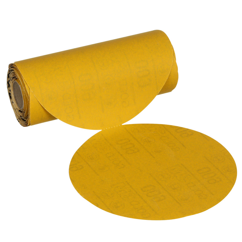Stikit Gold Abrasive Disc Roll 9320 600 6 in 100 pcs per roll
