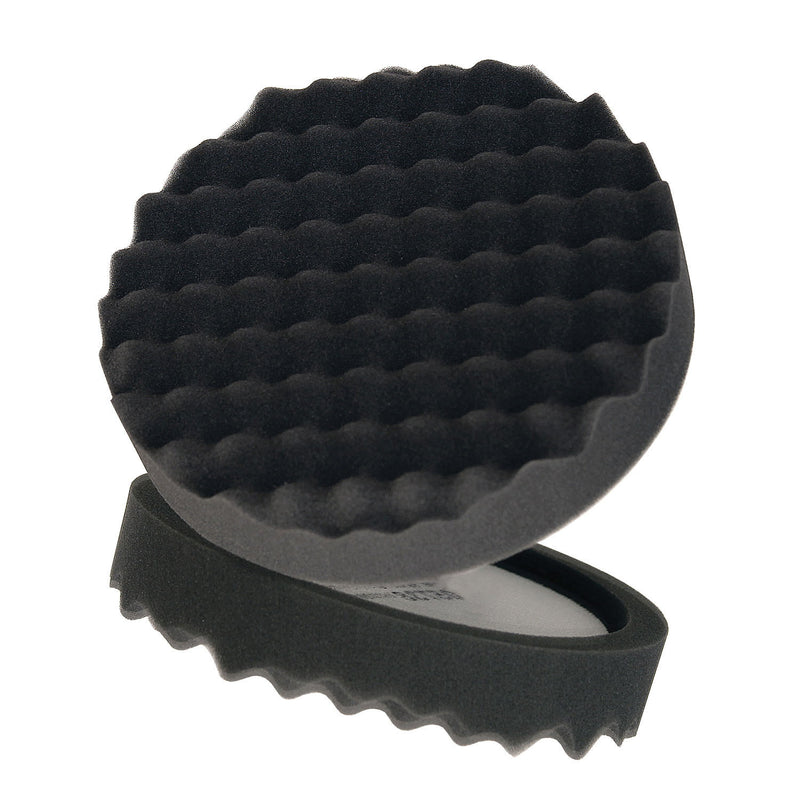3M Products Perfect-It 05738 Single Sided Polishing Pad, 8 in Dia, Hookit Attachment, Foam Pad, Blac
