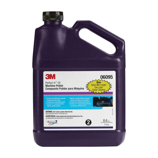3M Products Perfect-It 06095 EX Machine Polish, 1 gal Bottle, Liquid, Gray, Polish